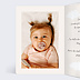 Invitation anniversaire enfant Jolie Montgolfière Intérieur Gauche
