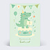 Invitation Anniversaire Enfant Gâteau crocodile