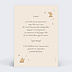 Invitation anniversaire enfant Lapin dans son Terrier Verso