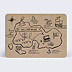 Invitation Anniversaire Enfant Carte au Trésor Enfant