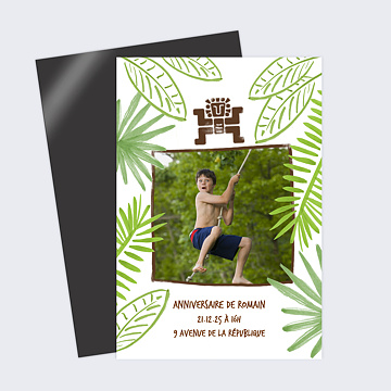 Invitation Anniversaire Enfant Aventure