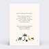 Invitation anniversaire enfant Petite Jungle Verso