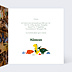 Invitation anniversaire enfant Dinosaure Jaune Intérieur Droit