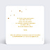 Invitation anniversaire enfant Golden Dots Verso