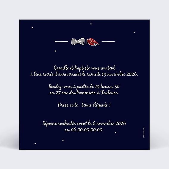 Invitation Anniversaire Enfant Boum