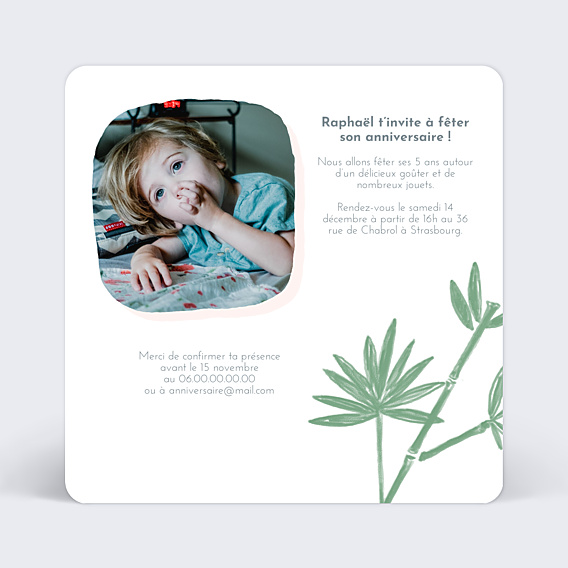 Invitation Anniversaire Enfant Koala Original