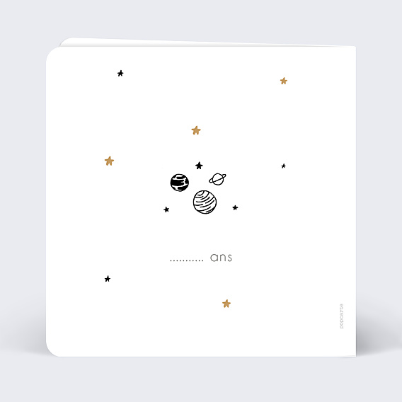 Invitation Anniversaire Enfant Petit Astronaute