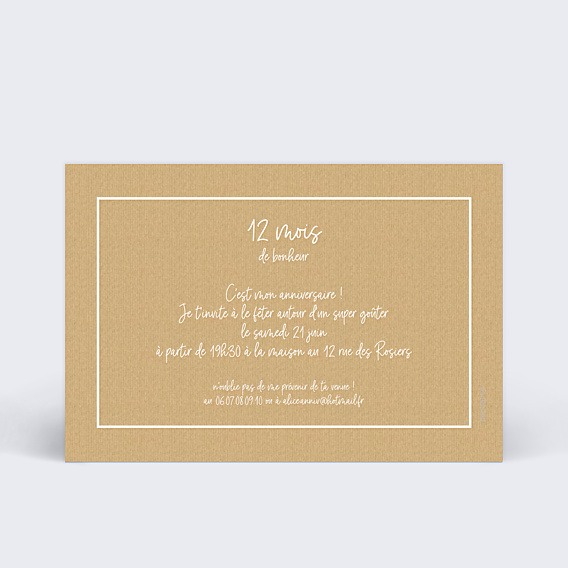 Invitation Anniversaire Enfant Jolis Cadres