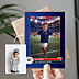 Invitation Anniversaire Enfant Portrait en footballeur