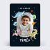 Invitation anniversaire enfant Dinosaures dans l'Espace