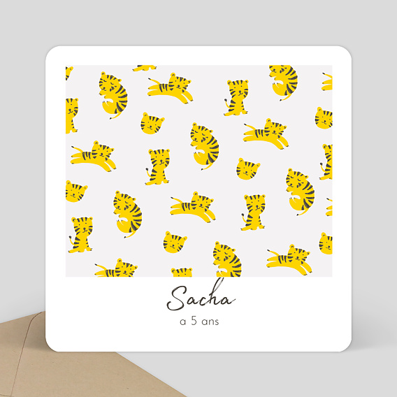 Invitation Anniversaire Enfant Tigrou