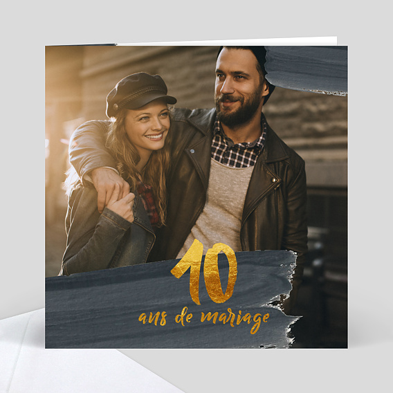 Anniversaire De Mariage 10 Ans Popcarte Anniversaire De Mariage 10 Ans Popcarte
