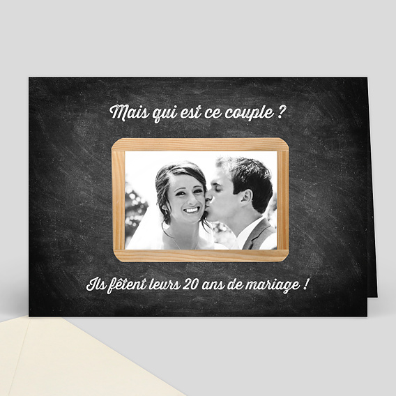 Invitation Anniversaire de Mariage Devinette