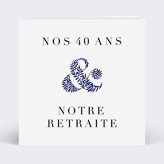 Invitation Anniversaire de Mariage Esperluette