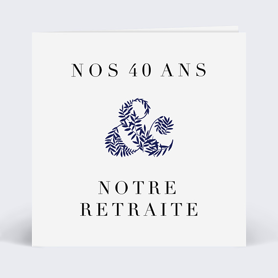 Invitation anniversaire mariage Esperluette