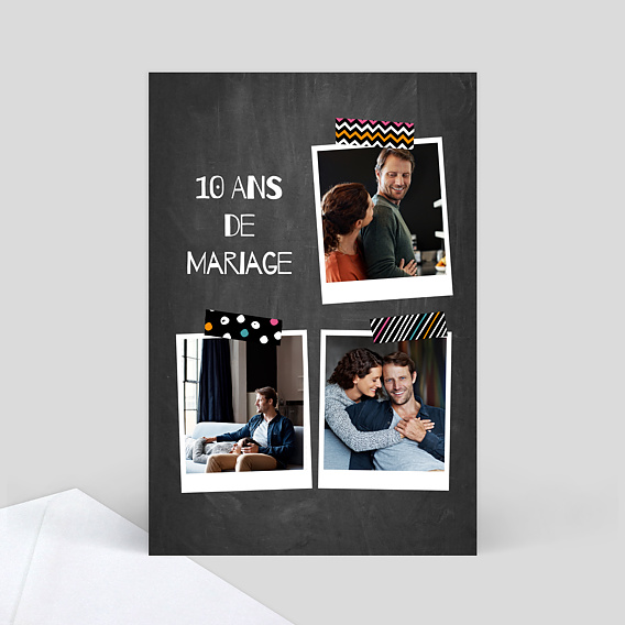 Invitation Anniversaire de Mariage Homemade