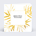 Invitation anniversaire de mariage Feuilles