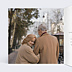 Invitation anniversaire de mariage Rosace Ocre