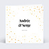Invitation anniversaire de mariage Dorure Pois Graphiques