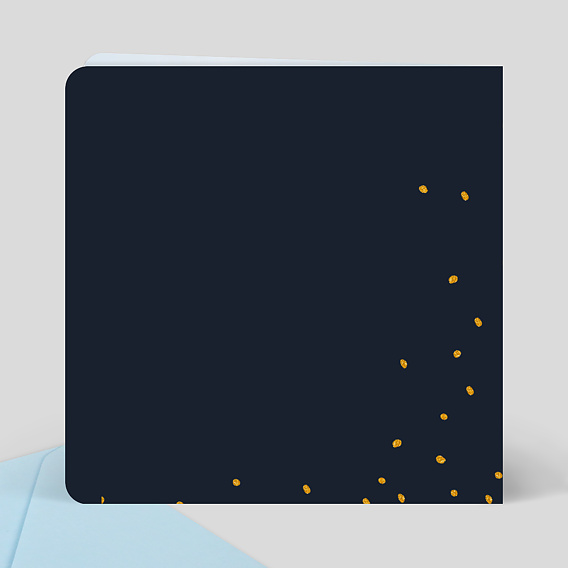 Invitation anniversaire mariage Poussière d'Étoiles Verso