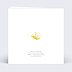 Invitation anniversaire mariage Dorure Couronne Photo Verso