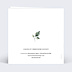 Invitation anniversaire mariage Dorure Eucalyptus Verso