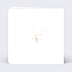 Invitation anniversaire mariage Fête Ocre Verso