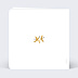 Invitation anniversaire mariage Oliviers Ocre Verso