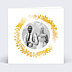 Invitation anniversaire de mariage Dorure Couronne Photo