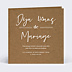 Invitation anniversaire de mariage Bohème