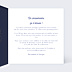Invitation anniversaire de mariage Bulles Ocre