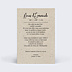 Invitation anniversaire de mariage Esprit Chiné