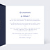 Invitation anniversaire de mariage Bulles Ocre