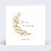 Invitation anniversaire de mariage Bohème Chic