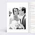 Invitation anniversaire de mariage Fleurs Ocre
