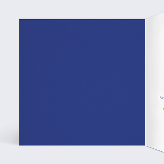 Invitation anniversaire mariage Typo Porcelaine Intérieur Gauche