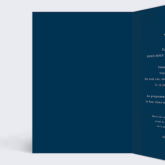 Invitation anniversaire de mariage Caractère