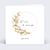 Invitation anniversaire de mariage Bohème Chic