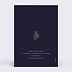 Invitation anniversaire mariage Fleurs Ocre Verso