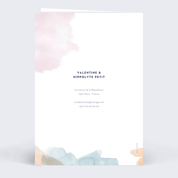 Invitation anniversaire de mariage Nébuleuse