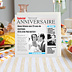 Invitation anniversaire mariage Journal Après 1