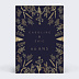 Invitation anniversaire mariage Fleurs Ocre