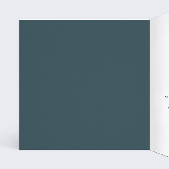 Invitation anniversaire mariage Typo Étain Intérieur Gauche