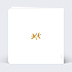 Invitation anniversaire de mariage Oliviers Ocre