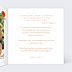Invitation anniversaire mariage Ronde de Fleurs Intérieur Droit