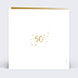 Invitation anniversaire de mariage Typo Ocre 