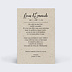 Invitation anniversaire mariage Esprit Chiné Verso