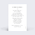 Invitation anniversaire mariage Polaroid Simple Verso