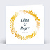 Invitation anniversaire de mariage Dorure Marianne