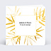 Invitation anniversaire mariage Feuilles